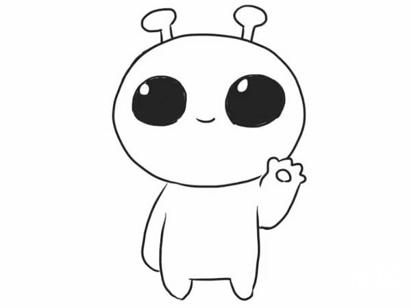 外星人简笔画
