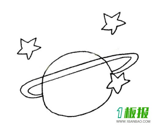 太空简笔画