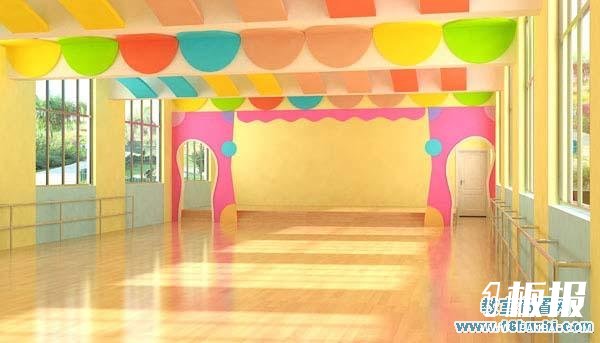 幼儿园舞蹈房装饰图片