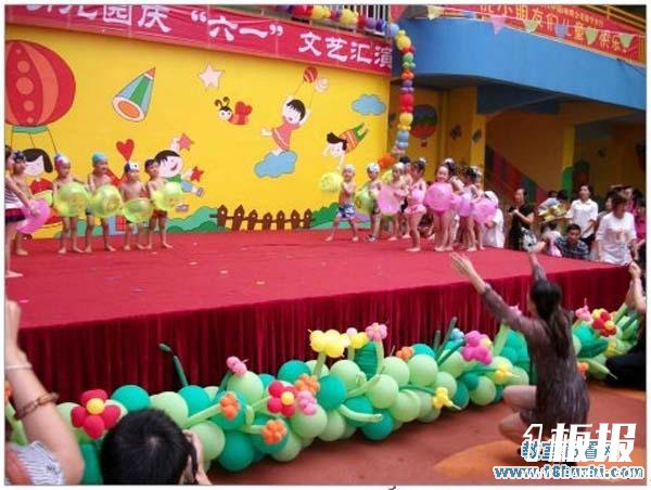 幼儿园六一儿童节舞台装饰图片