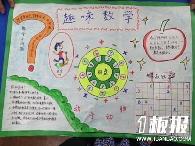 一年级趣味数学手抄报-数学小问题