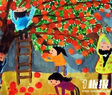 描写秋天的手抄报_秋天的图画
