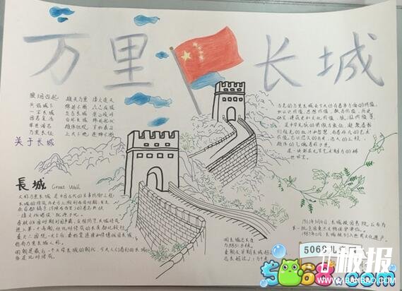 暑假旅游趣事-旅游景点手抄报作品欣赏
