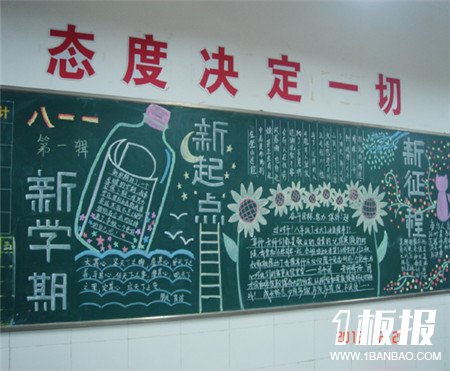 
新学期黑板报_新学期感受
