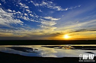 黄河落日-银川旅游宁夏旅游银川美景宁夏美景黄