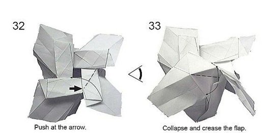 纸玫瑰的折法18
