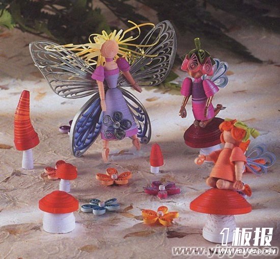 纸人 卷纸 衍纸 立体 6