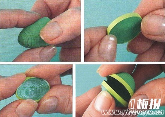 衍纸 卷纸 青蛙 1