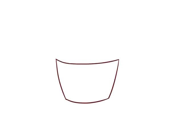 薯条简笔画步骤1