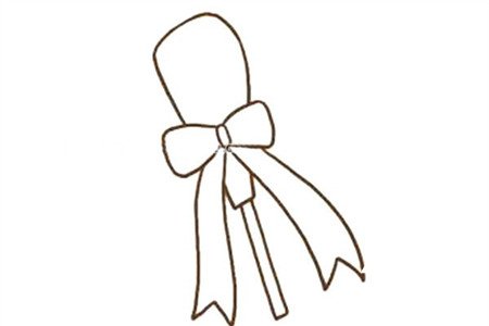 玫瑰花束简笔画怎么画2