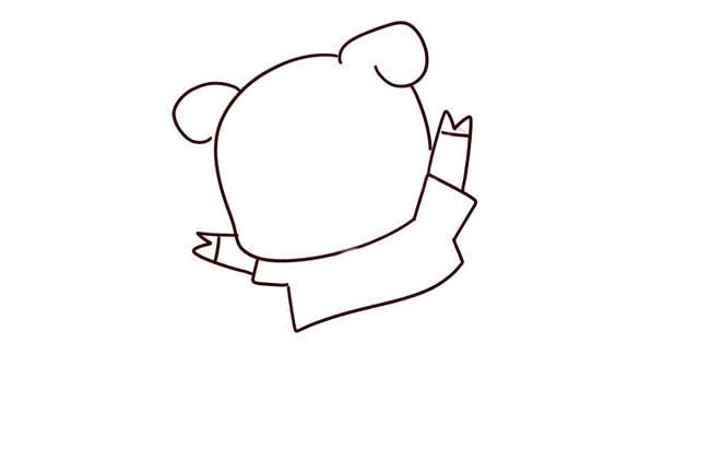 快乐的小猪简笔画2