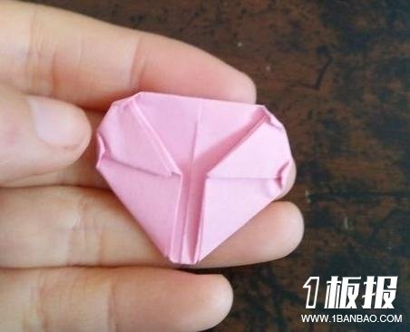 3d立体爱心怎么折