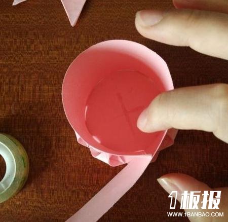 手工自制折纸立体蛋糕图解法