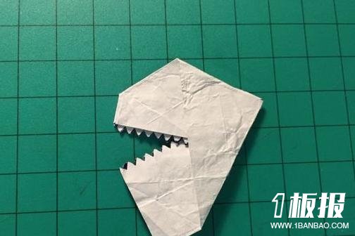 折纸恐龙头图解教程