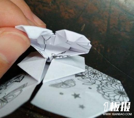 心心相印的折法步骤图