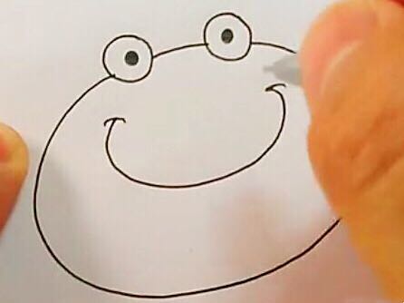 螃蟹简笔画的画法3