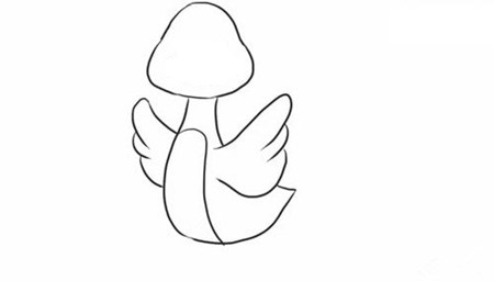 小鸭子简笔画步骤图4