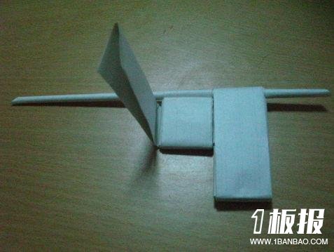 王八盒子枪纸折法图片