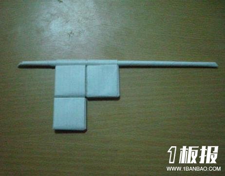 王八盒子枪纸折法图片