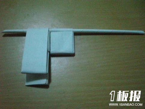 王八盒子枪纸折法图片
