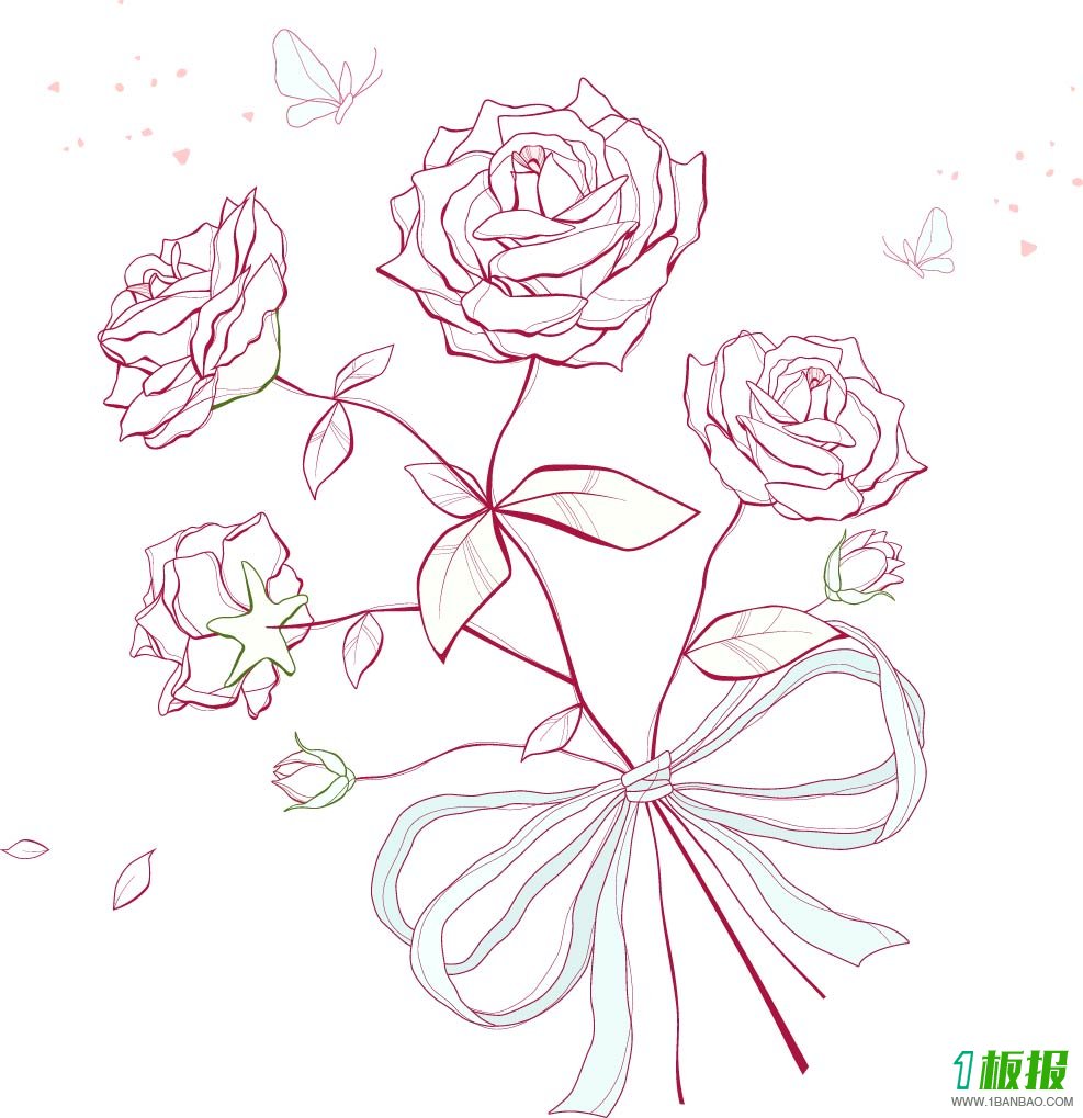 七夕节简笔画大全12