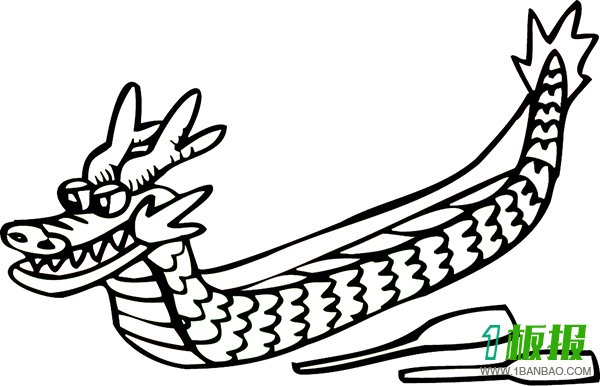 关于端午节的简笔画9