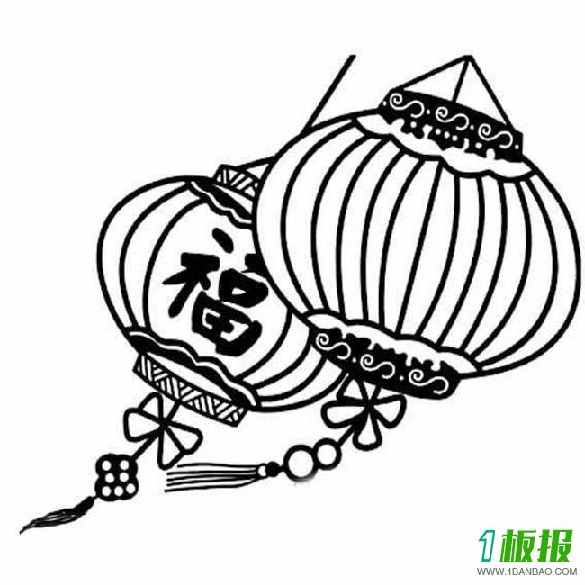 迎新年简笔画8