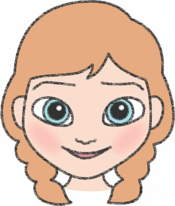 安娜公主简笔画5