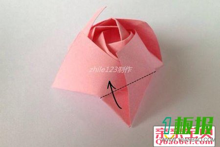 玫瑰花束折纸20