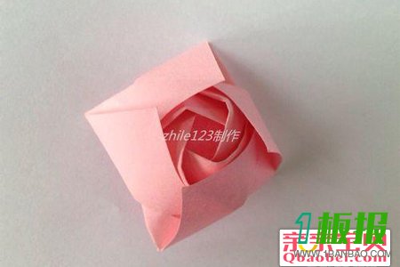 玫瑰花束折纸19