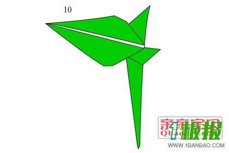 折纸玫瑰花步骤图解10