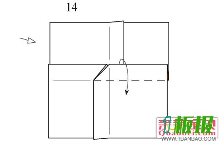 折纸玫瑰花步骤图解24