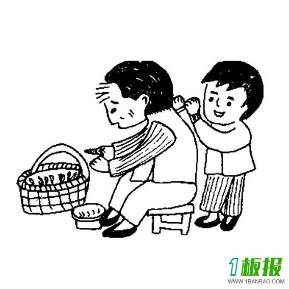 关于重阳节的简笔画5
